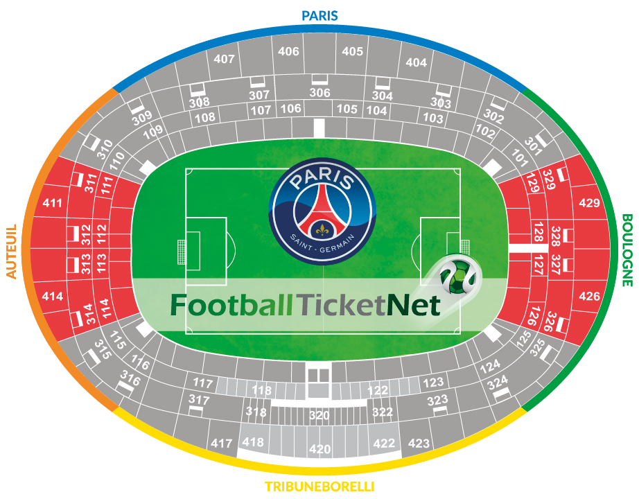 Paris SaintGermain vs AS Monaco 12/01/2020 Football Ticket Net