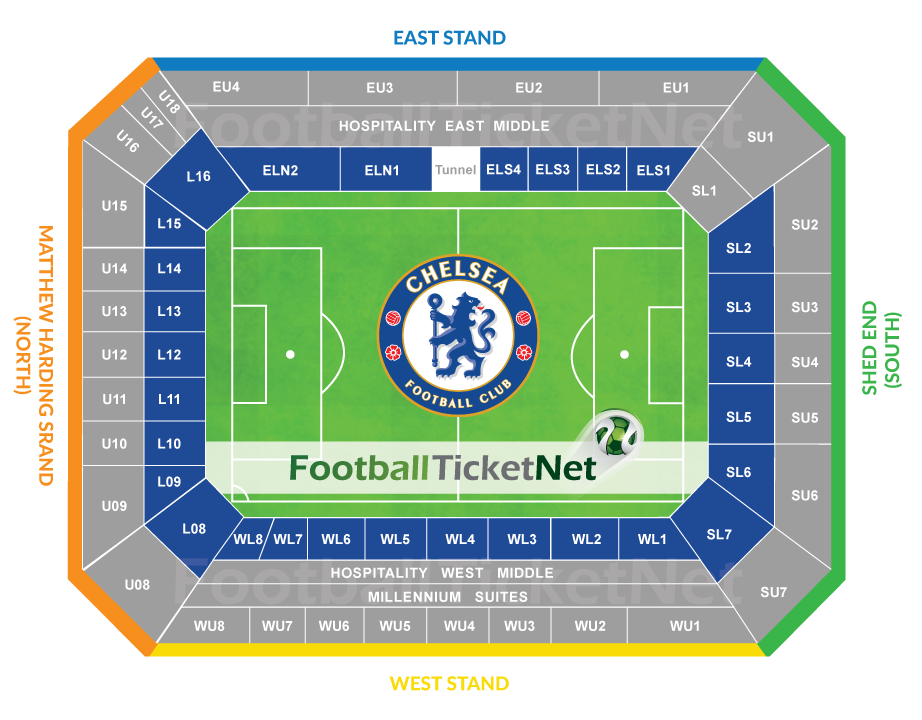 Chelsea vs Crystal Palace 09/11/2019 Football Ticket Net