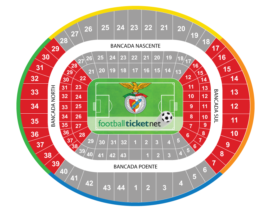 Estadio La Cartuja Seating Plan