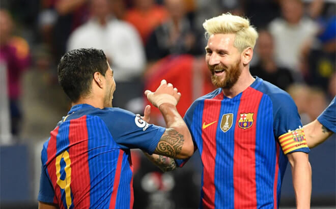 Messi and Suarez